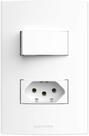 Conjunto Interruptor Simples e Tomada 10A Inova Pro Alumbra
