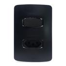 Conjunto Interruptor Simples e Tomada Preto Gracia Maxx 85684 Alumbra Conjunto Interruptor Simples e Tomada Preto Gracia Maxx 85684 Alumbra