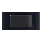 Conjunto interruptor simples embutir moveis pezzi 50000 preto