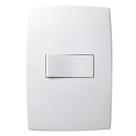 Conjunto Interruptor Simples Horizontal - Pialplus 611110
