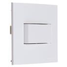 Conjunto Interruptor Simples Para Moveis 70x70 Drywall Branco Sleek Margirius Conjunto Interruptor Simples Para Moveis 70x70 Drywall Branco Sleek Margirius