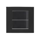 Conjunto interruptor simples paralelo 10a embutir moveis preto pezzi