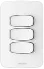 Conjunto Interruptor Simples Triplo Gracia 85327 Alumbra