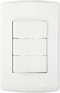 Conjunto Interruptor Simples Triplo Siena 6531 Alumbra