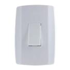 Conjunto Interruptor Simples Vertical Slim 10a Ilumi