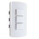 Conjunto Interruptor Triplo 3 Teclas Paralelo B3 Margirius