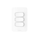 Conjunto Interruptor Triplo 3 Teclas Simples Alumbra Gracia