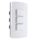Conjunto Interruptor Triplo 3 Teclas Simples B3 Margirius