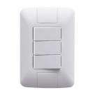 Conjunto Interruptor Triplo Aria 4x2 Tramontina