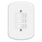 Conjunto Interruptor Triplo Simples - 0656 Fame Blanc