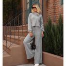 Conjunto Inverno De Frio Pantalona Com Gola Mousse Tricot e Trico Lançamento
