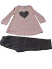 Conjunto Inverno Feminino Marca Costão Jaqueta Bata Coração Tamanho 1
