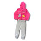 Conjunto Inverno Infantil Meninas Ziper e Touca Conjunto Inverno Infantil Meninas Ziper e Touca