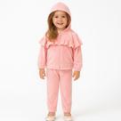 Conjunto Inverno Menina Blusa Veludo e Saia Infanti