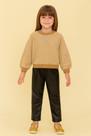 Conjunto Inverno Menina Calça resinada Infantil Infanti