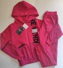 Conjunto inverno menina jaqueta com capuz e calça em moletom