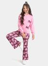 Conjunto Inverno Menina Rosa Blusão com Laço e Calça Bailarina Corações Conjunto Inverno Menina Rosa Blusão com Laço e Calça Bailarina Corações