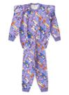 Conjunto Inverno Menina Tulipa Blusão Com Babado e Calça em Moletom Boiadeira Style