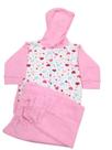 Conjunto Inverno Para Bebê Com Capuz Em Soft Infantil Estampa Sortida