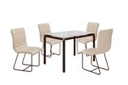 Conjunto Itália com 4 Cadeiras e Base Tocantins BM Tubulares