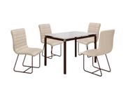 Conjunto Itália com 4 Cadeiras e Base Tocantins BM Tubulares
