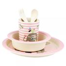 Conjunto Jantar Infantil Bambu 5 Peças