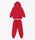 Conjunto Jaqueta Capuz Calça Molecotton Rovi Kids Vermelho