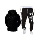 Conjunto Jaqueta Casaco Com Zíper E Calça Moletom New York