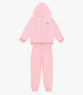 Conjunto Jaqueta Com Capuz Calça Plush Trick Nick Rosa