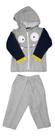 Conjunto jaqueta com capuz e calça