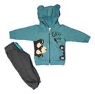 Conjunto jaqueta com capuz e calça Conjunto jaqueta com capuz e calça