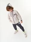 Conjunto Jaqueta Com Recorte Costas Cinza E Chumbo Catavento