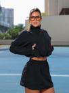 Conjunto Jaqueta Corta Vento Feminina e Short Saia Esportivo para Treino e Casual Conjunto Jaqueta Corta Vento Feminina e Short Saia Esportivo para Treino e Casual