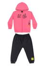Conjunto Jaqueta e Calça em Moletom Bebê Menina Bee Loop