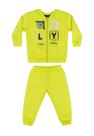 Conjunto Jaqueta e Calça em Moletom Bebê Menino Bee Loop