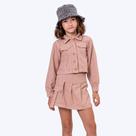 Conjunto Jaqueta E Shorts-Saia Sarja Infantil Menina Vigat 7016 Bege Conjunto Jaqueta E Shorts-Saia Sarja Infantil Menina Vigat 7016 Bege