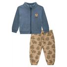 Conjunto Jaqueta Soft Melange calca ursinho lucboo -