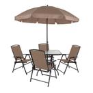 Conjunto Jardim Acapulco Com Mesa Guarda-sol e Cadeiras Mor