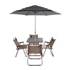 Conjunto Jardim BG Mesa/Cadeira/Guarda sol Milagres Belfix