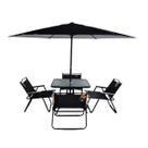 Conjunto Jardim PR Mesa/Cadeira/Guarda sol Milagres Belfix