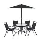 Conjunto Jardim Toronto Com Mesa Guarda-sol E Cadeiras Mor