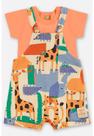 Conjunto Jardineira e Body Bebê Up Baby