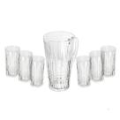 Conjunto Jarra com 6 Copos de Vidro Queen