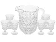 Conjunto Jarra e 6 Taças 6869 Cristal Lyor