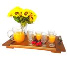 Conjunto Jarra e Taças 7 Peças Palm de Cristal Ecológico LYOR