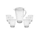 Conjunto Jarra Elegance 7 Peças Cristal
