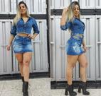 Conjunto jeans chique