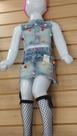 Conjunto jeans feminina infantil