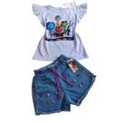 Conjunto jeans infantil divertidamente "o filme" Conjunto jeans infantil divertidamente "o filme"