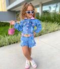 Conjunto jeans infantil feminino Conjunto jeans infantil feminino